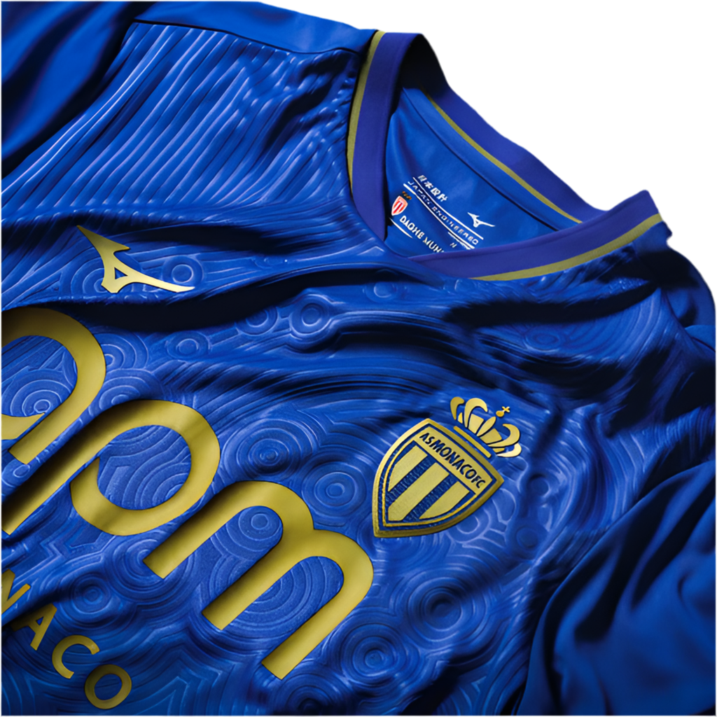 Camisola AS Mônaco Visitante azul 25/26