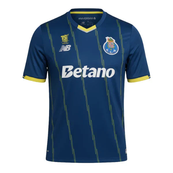 Camisola quarto equipamento 25/26 azul – COM BADGE CELEBRAÇÃO LIGA EUROPA DUBLIN