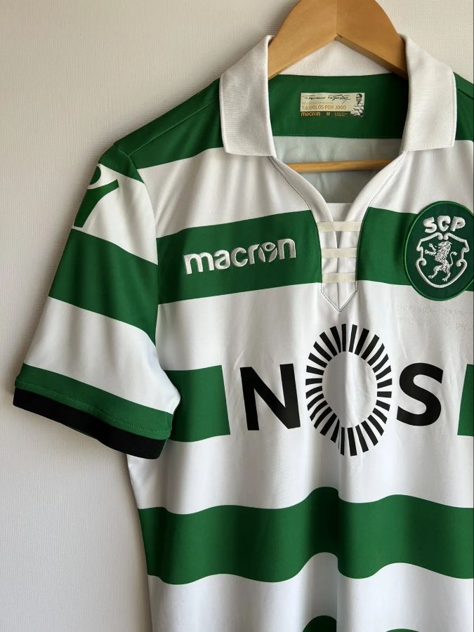 Camisola retro Local 18/19 verde e branca