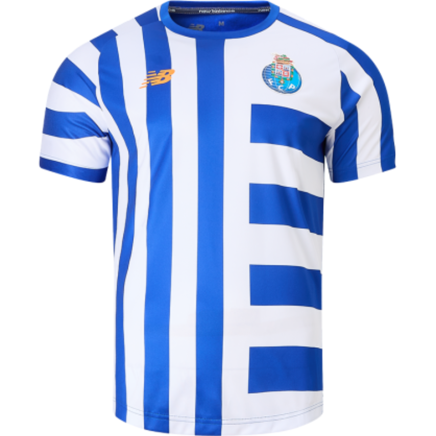 Camisola pré match azul/branco 24/25