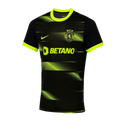 Camisola Visitante 22/23 Preta e Verde retrô