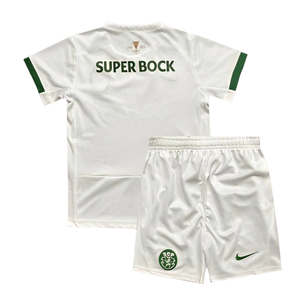Conjunto infantil Visitante 24/25 - BRANCO