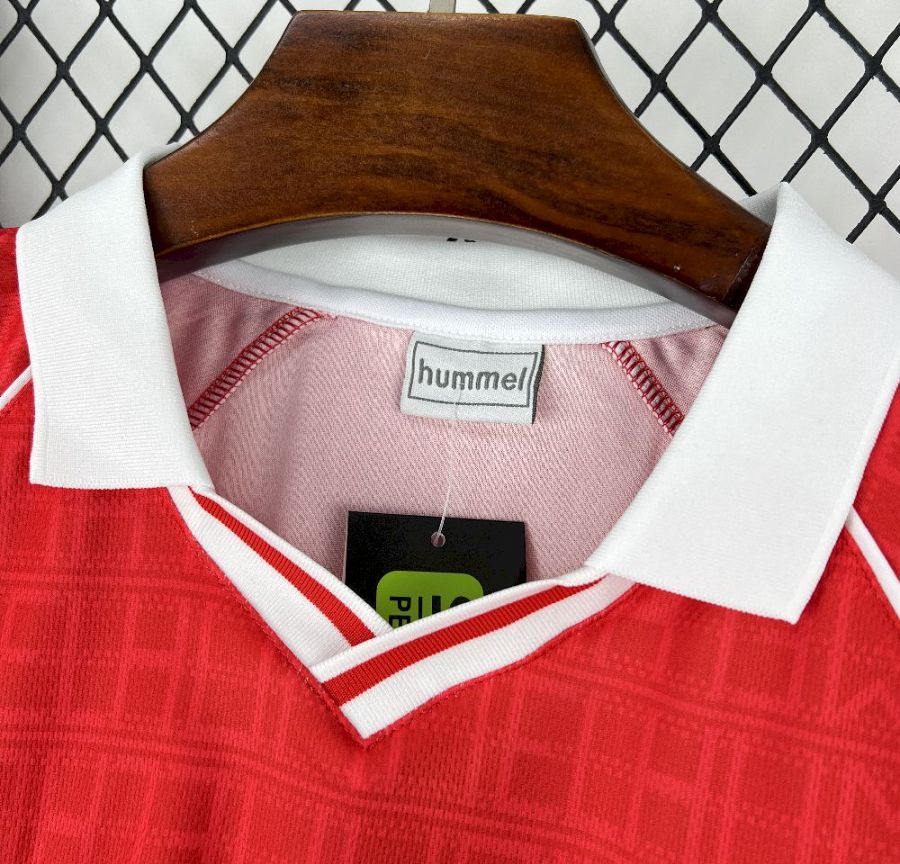 Camisola retro vermelho Local 1990/91