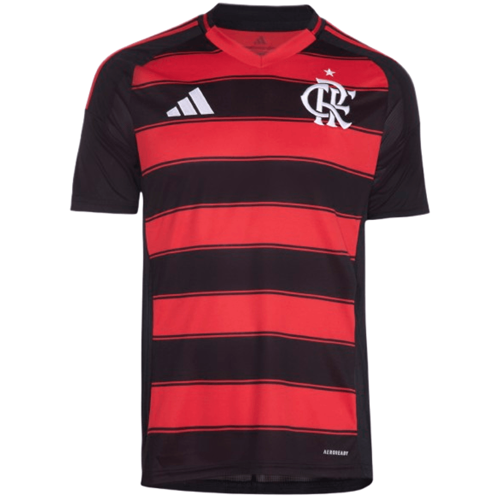 Camisola Flamengo Vermelha Home 25/26