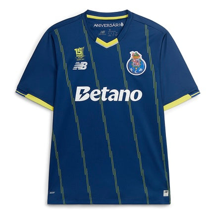 Camisola quarto equipamento 25/26 azul – COM BADGE CELEBRAÇÃO LIGA EUROPA DUBLIN