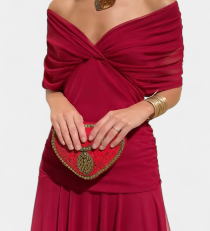 Ľuana - Elegantné šaty s výstrihom do V