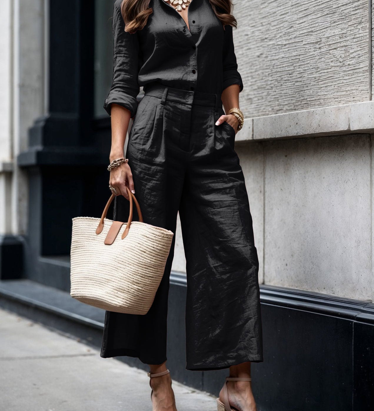 Izadora - Ružový Casual Chic Look