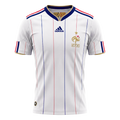 Retrô France Fora Camisa 2010 Branco