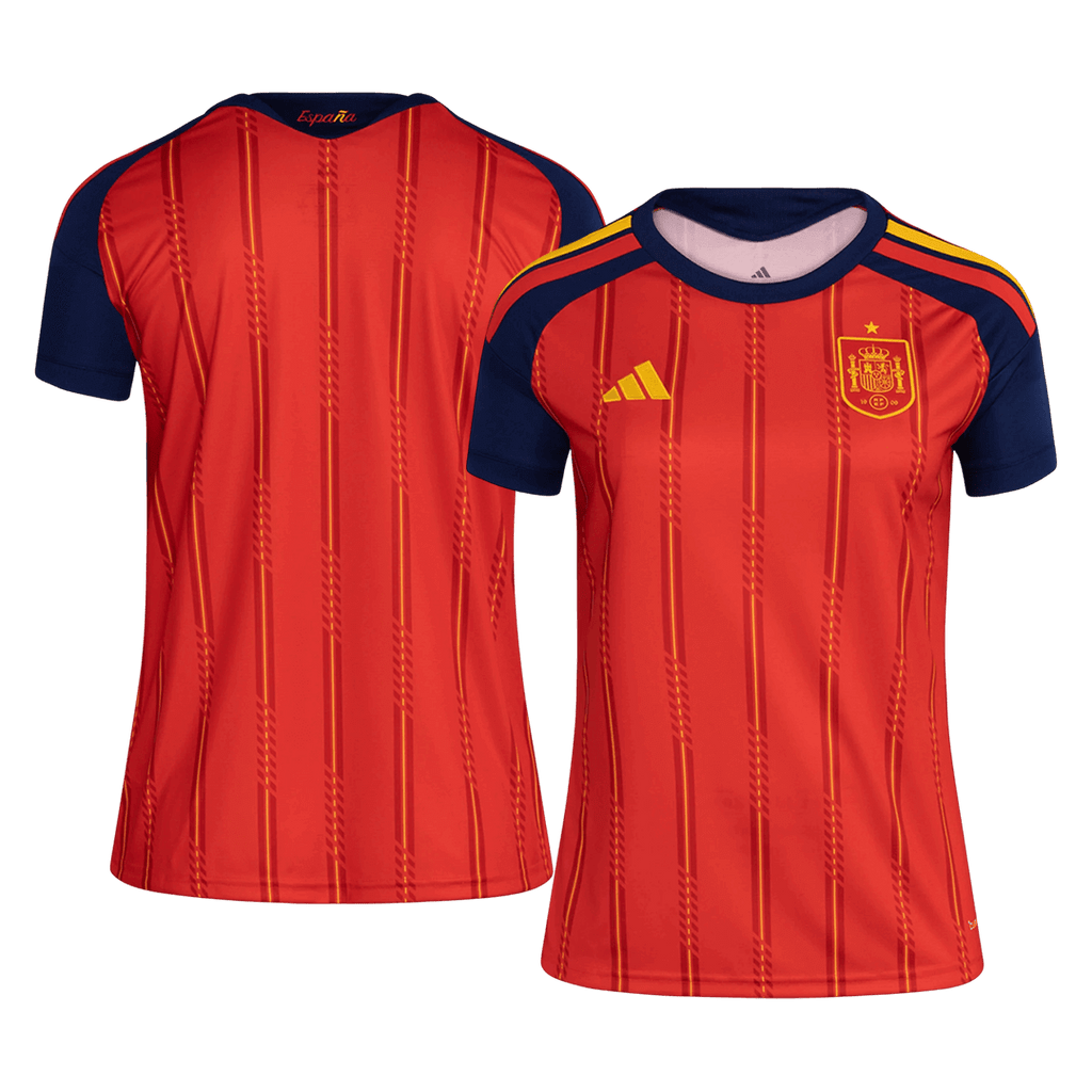 Mulheres Spain Local Camisa World Cup 2026 Vermelho