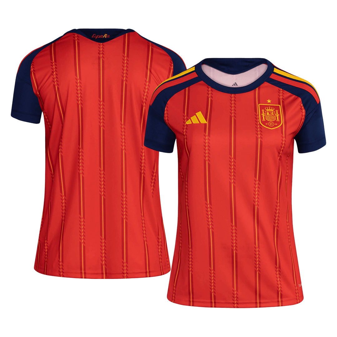 Mulheres Spain Local Camisa World Cup 2026 Vermelho