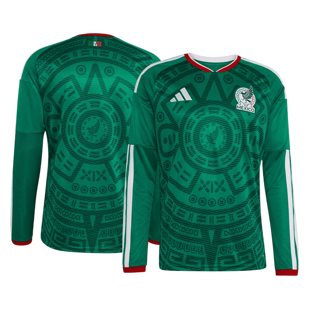 Mexico Casa Manga comprida Camisa 2026 Verde