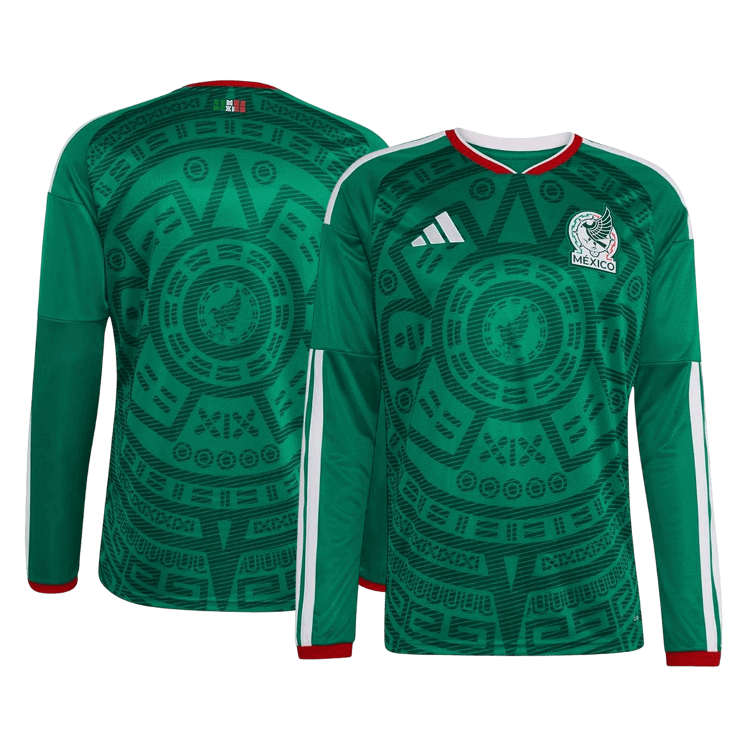 Mexico Casa Manga comprida Camisa 2026 Verde
