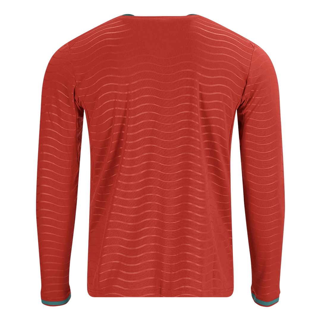 Portugal Casa Manga comprida Camisa 2026 Vermelho