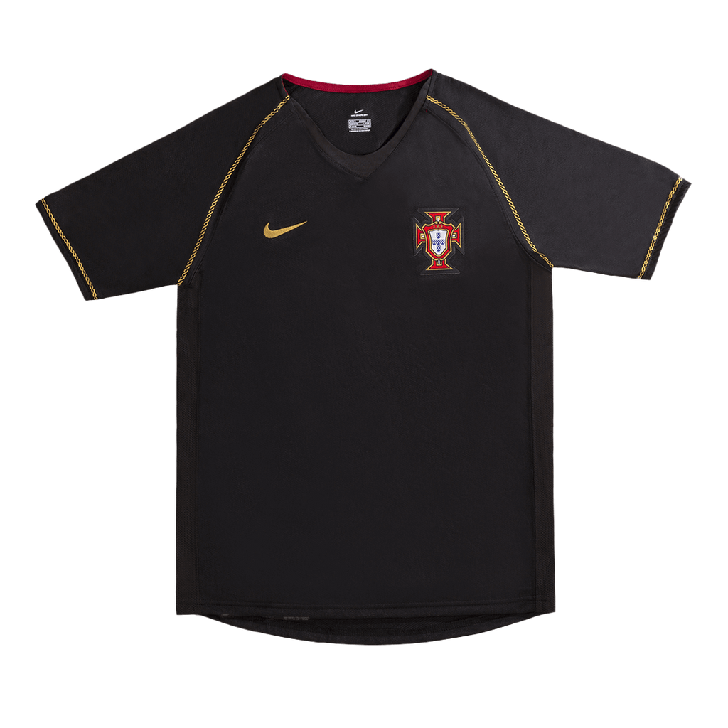 Portugal Retro Jersey Fora Camisa de Futebol 2006