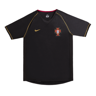 Portugal Retro Jersey Fora Camisa de Futebol 2006