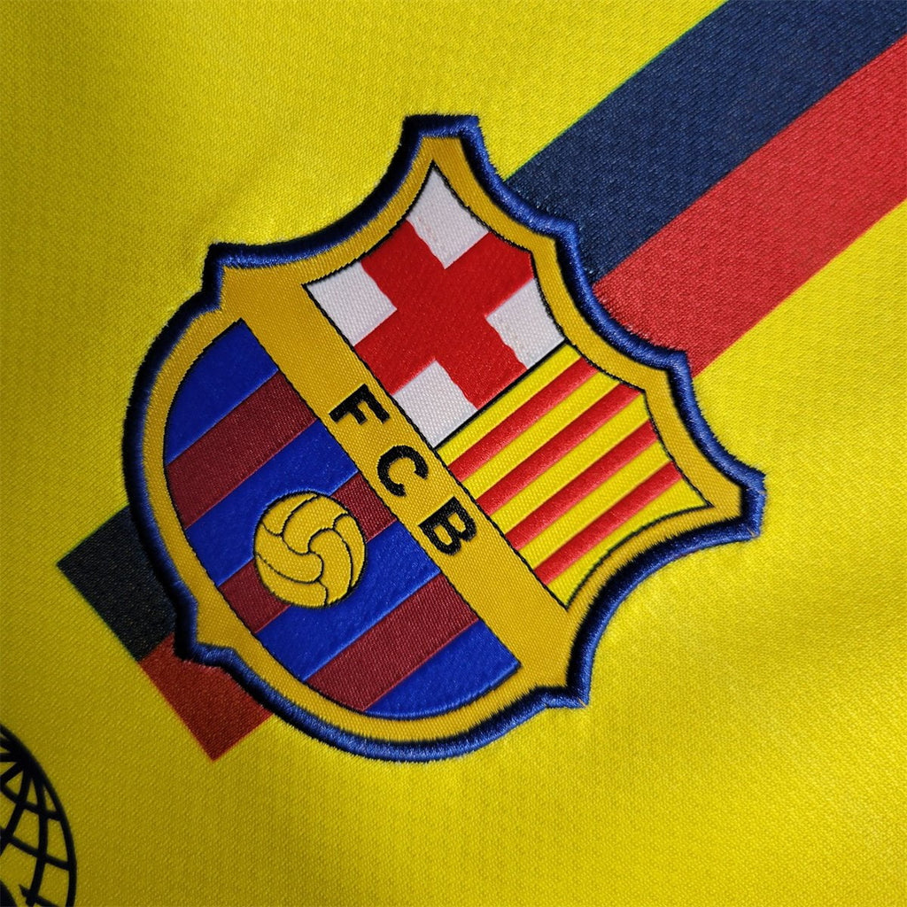 Barcelona Visitante 08/09 - Manga Comprida