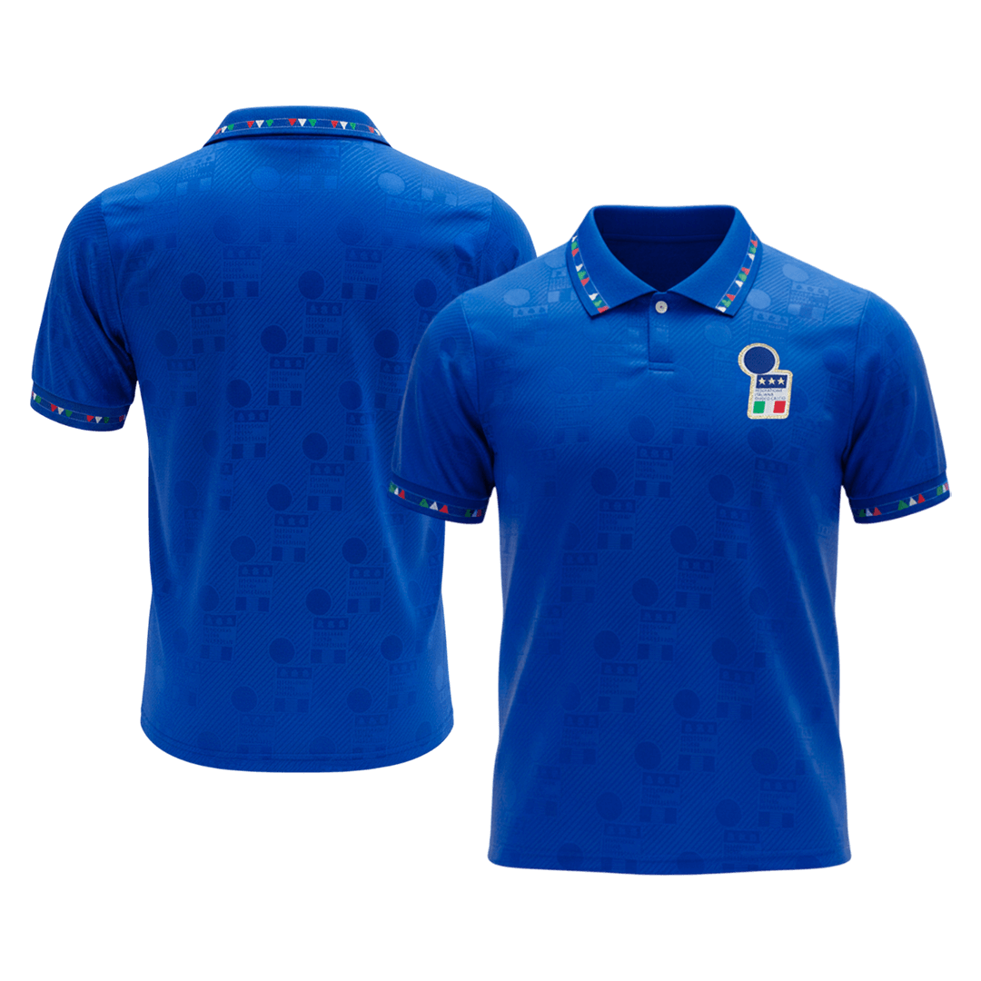 Retrô Italy Casa Camisa 1994 Azul