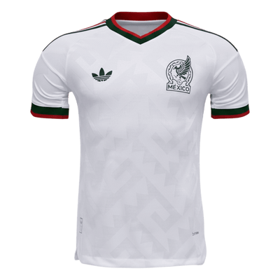 Versão do Jogador Mexico Fora World Cup Futebol Camisas 2026 Branco