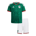 Mexico Infantil Casa Futebol Camisa Conjunto (Camisa+Shorts) 25/26 Verde