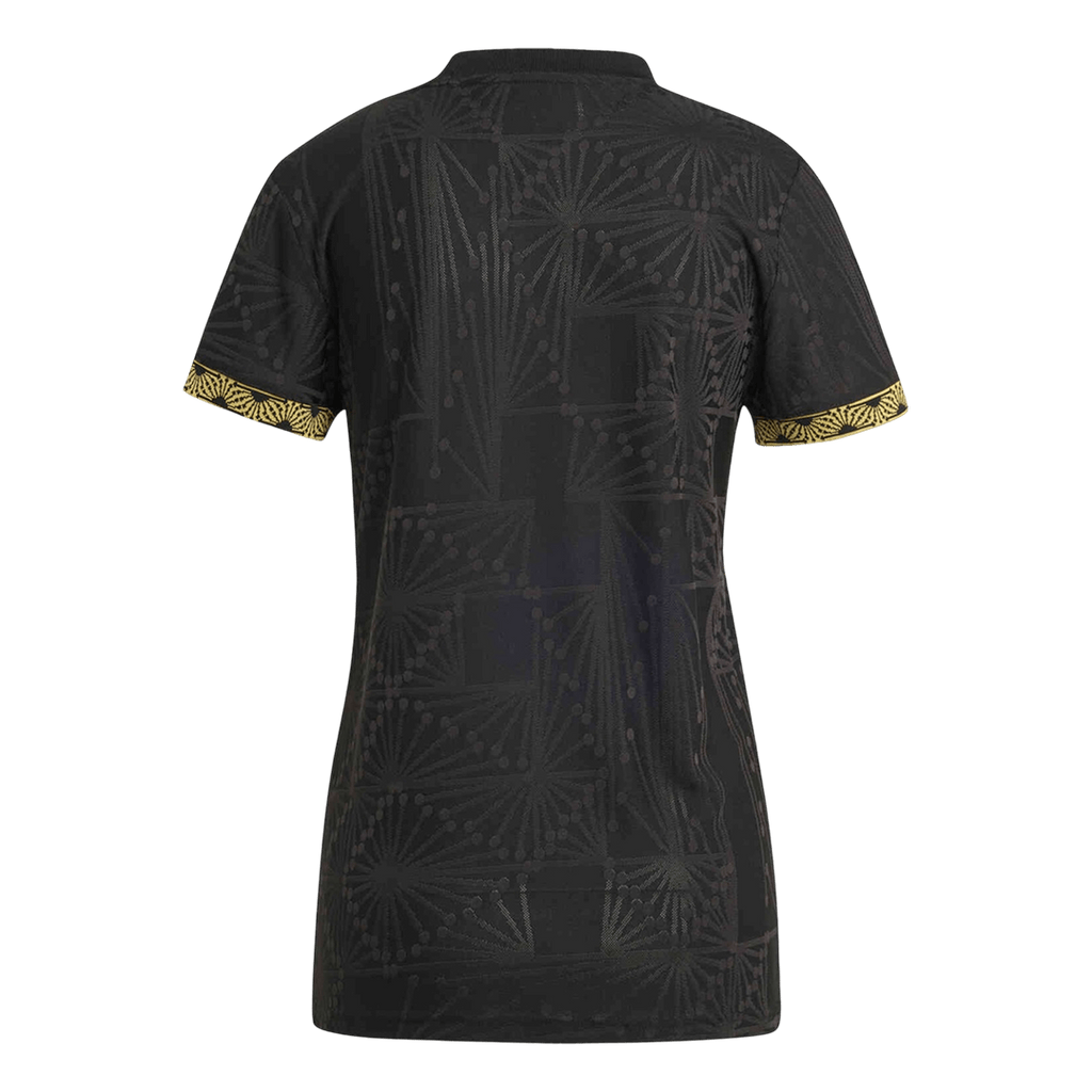 Mulheres Mexico Gold Soccer Camisa 2025 Preto Dourado