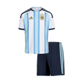 Argentina Infantil Casa Futebol Camisa Conjunto (Camisa+Shorts) World Cup 2026