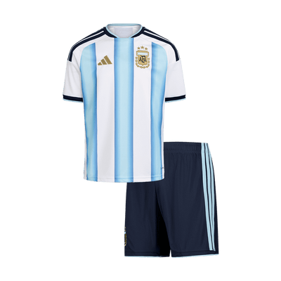 Argentina Infantil Casa Futebol Camisa Conjunto (Camisa+Shorts) World Cup 2026