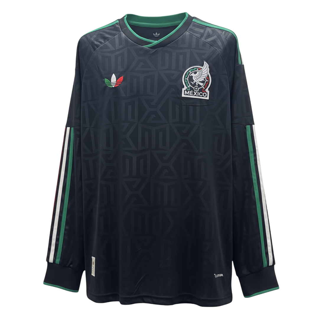 Mexico Manga comprida Camisa 2026 Preto