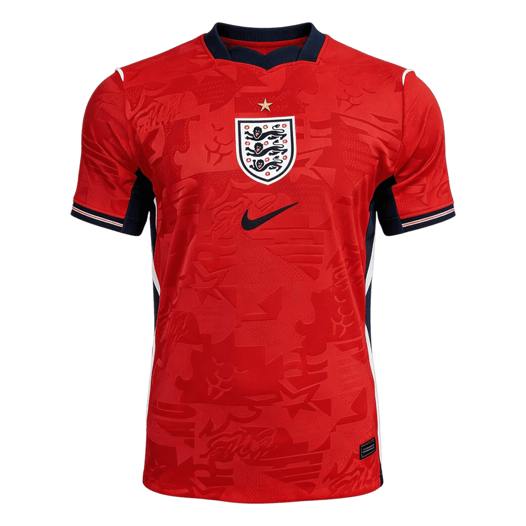 Versão do Jogador England Fora World Cup Futebol Camisas 2026 Vermelho