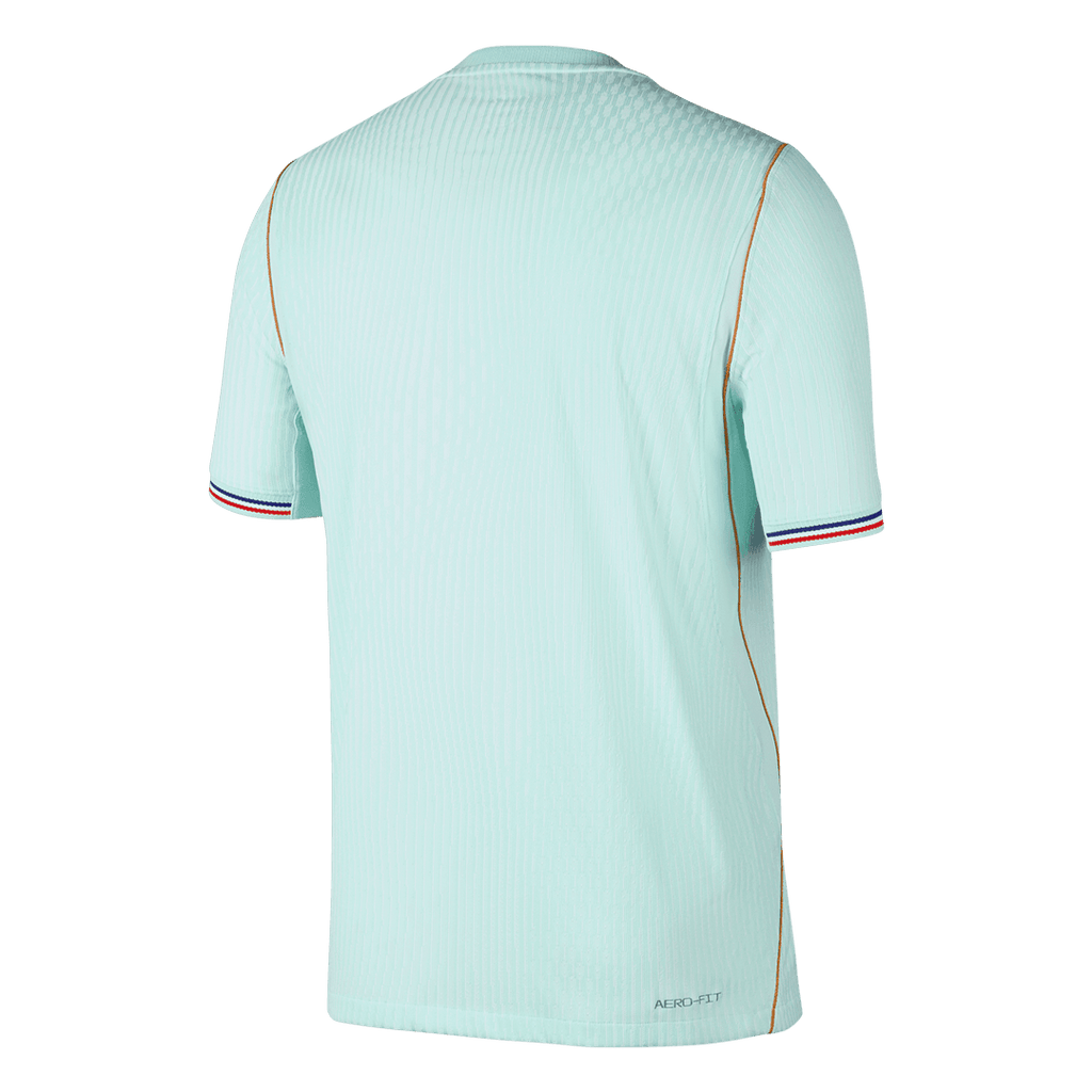 Versão do Jogador France Fora World Cup Futebol Camisas 2026 Verde