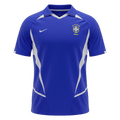 Retrô Brazil Fora Camisa 2002 Azul