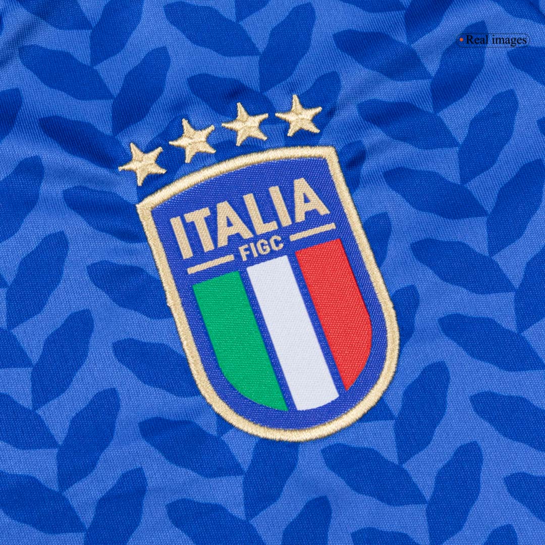 Italy Infantil Casa World Cup Futebol Camisa Conjunto (Camisa+Shorts+Meias) 25/26 Azul