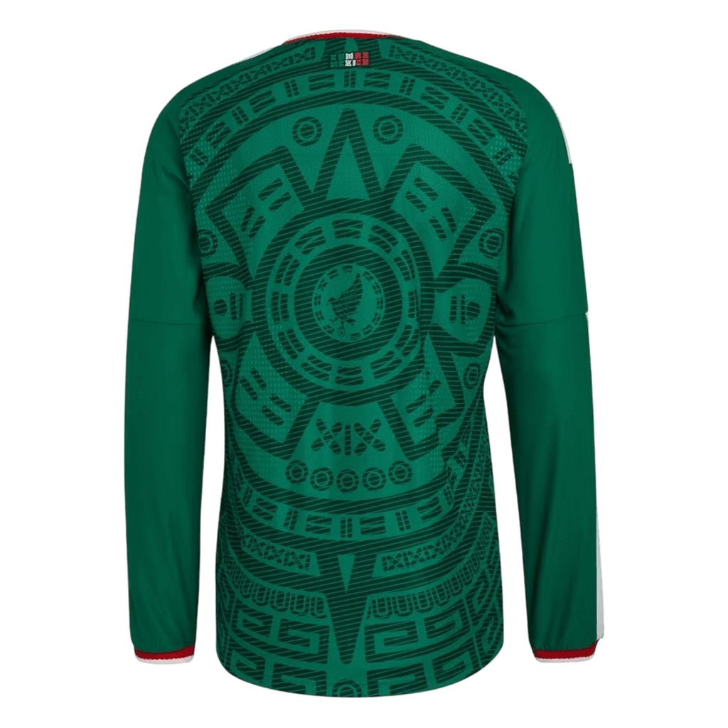 Mexico Casa Manga comprida Camisa 2026 Verde