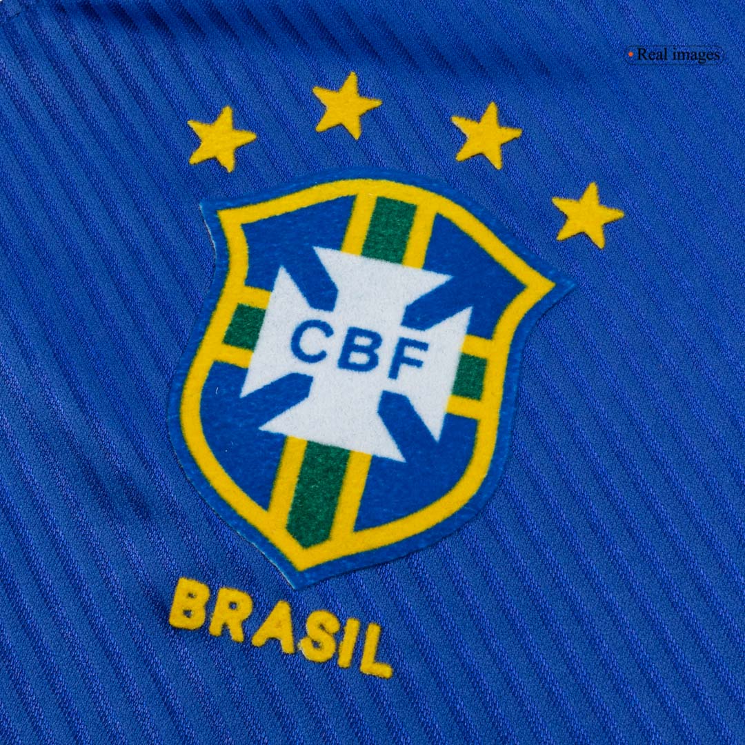 Retrô Brazil Fora Camisa 94/96 Azul