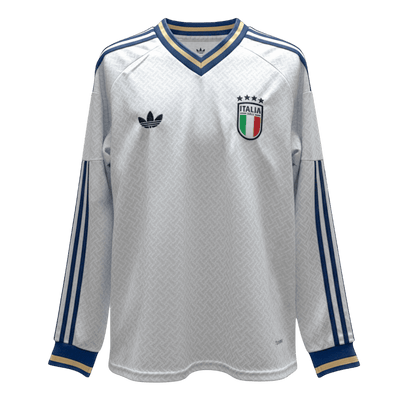 Italy Fora Manga comprida Camisa 2026 Branco
