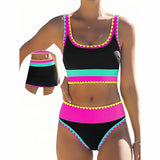 Celia | Trojdielne plavky s multicolor dizajnom
